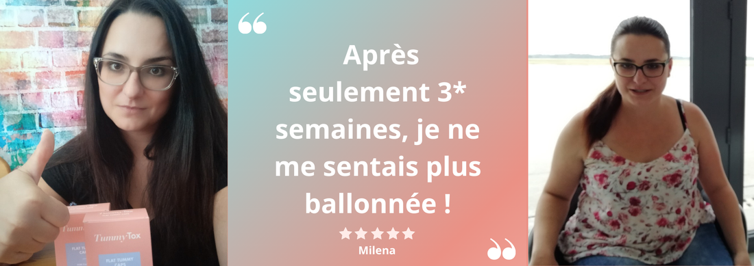 Milena : " J'ai enfin réussi à perdre beaucoup de poids ".