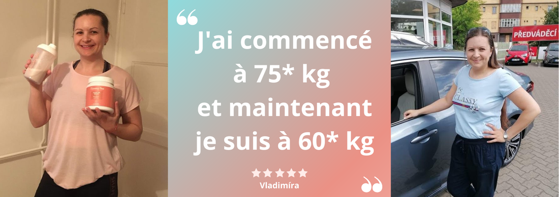 Vladimíra a perdu 15* kg et est passée de la taille L* à la taille S*