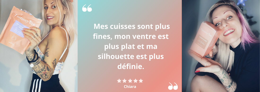 Grâce à TummyTox, Chiara a atteint son poids cible !