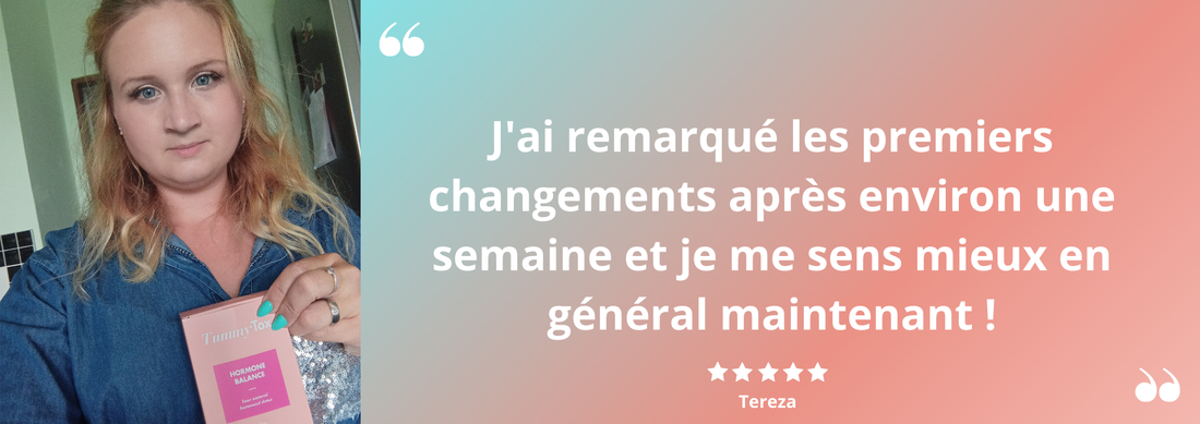 Tereza : ''Le plus grand changement était sans aucun doute que le corps retenait moins d'eau."