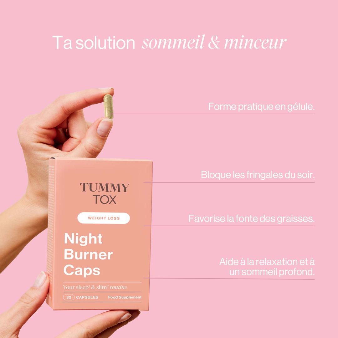 Night Burner Caps: gélules pour maigrir la nuit - 2 boîtes