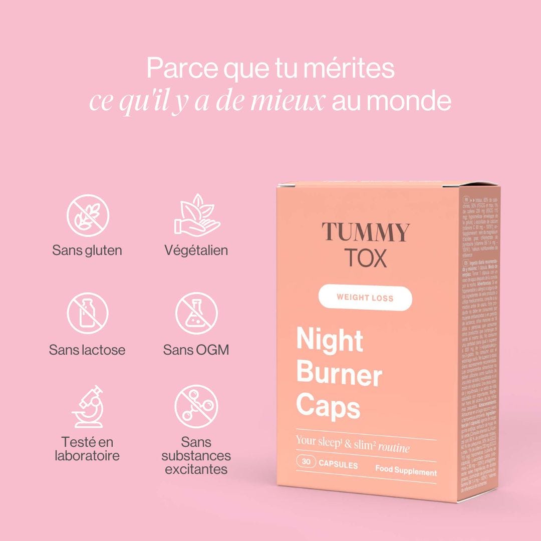 Night Burner Caps: gélules pour maigrir la nuit - 2 boîtes