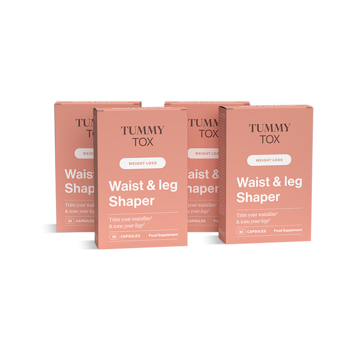 Waist & Leg Shaper: gélules pour un corps de rêve - 4 boîtes