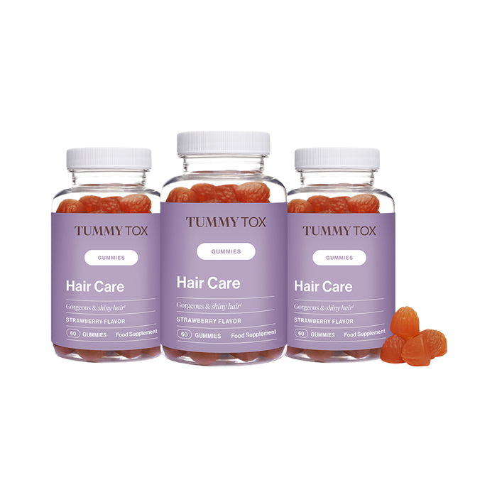 Gummies Hair Care pour des cheveux forts et épais - 3 pots