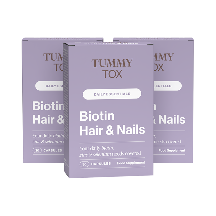 Biotine Cheveux & Ongles : Biotine 10 000 Mg + Zinc + Sélénium - 3 boîtes