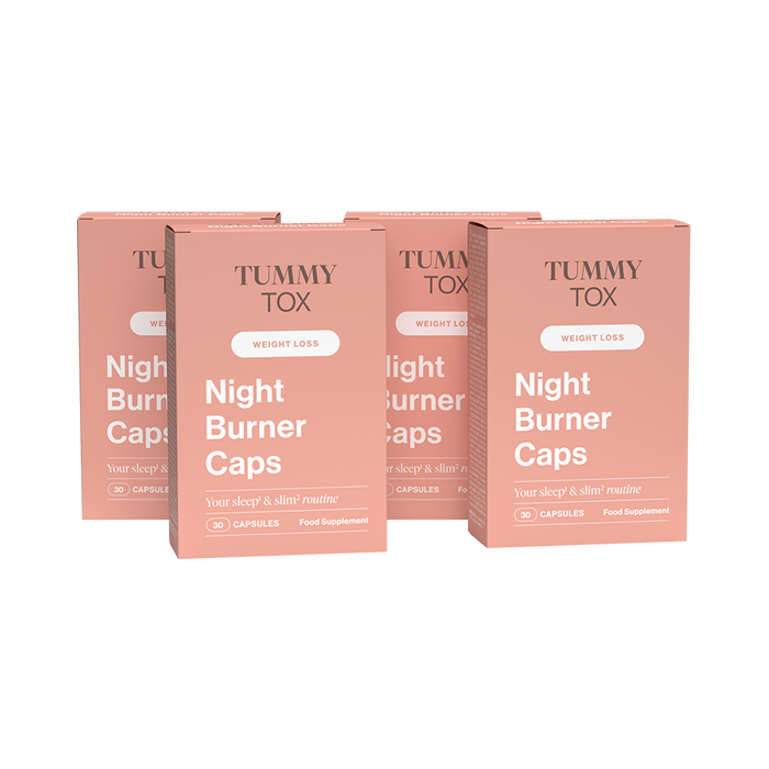 Night Burner Caps: gélules pour maigrir la nuit - 4 boîtes